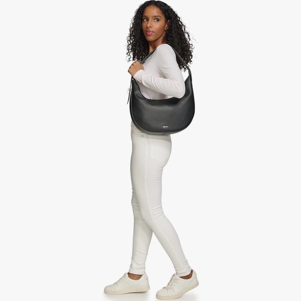 DKNY Bleeker Large Leather Hobo Bag